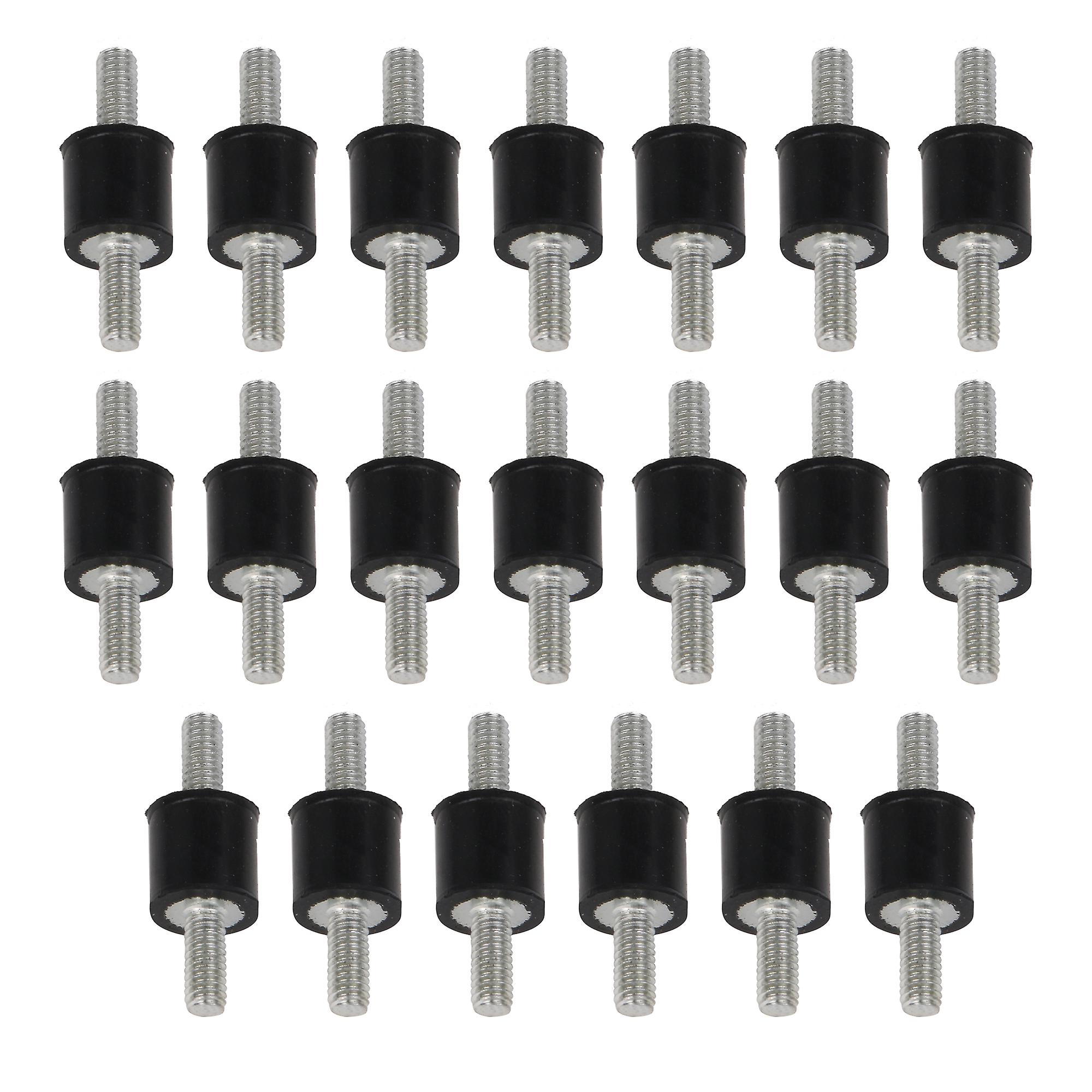 20 PCS M4 Shock Absorber Mounts with Double End Screws 1.18x0.4x0.4Inch