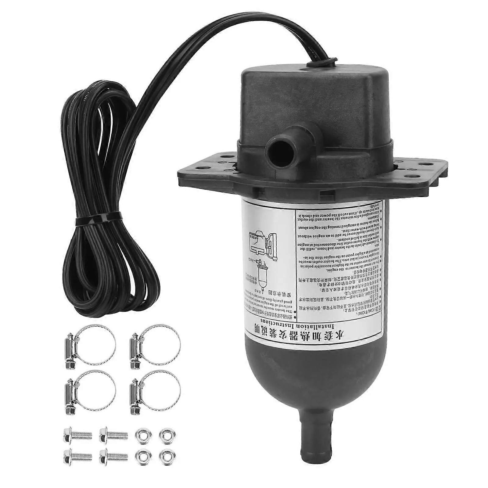 1000W Generator Engine Block Heater AC240V SelfCirculating Water Tank Preheater 2.55.7L