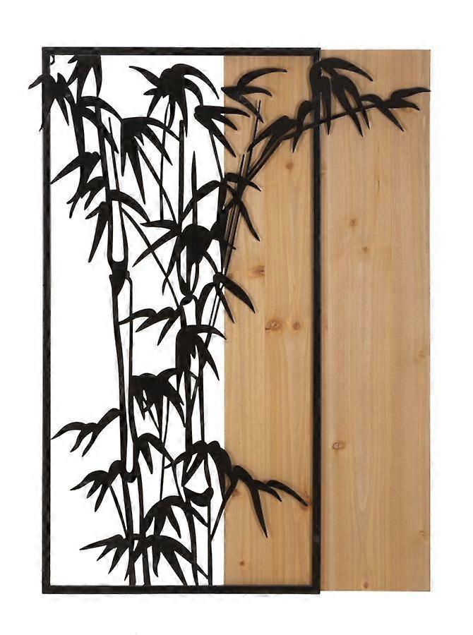 Wall Panel Bamboo Iron And Wood Cm 58X2X80