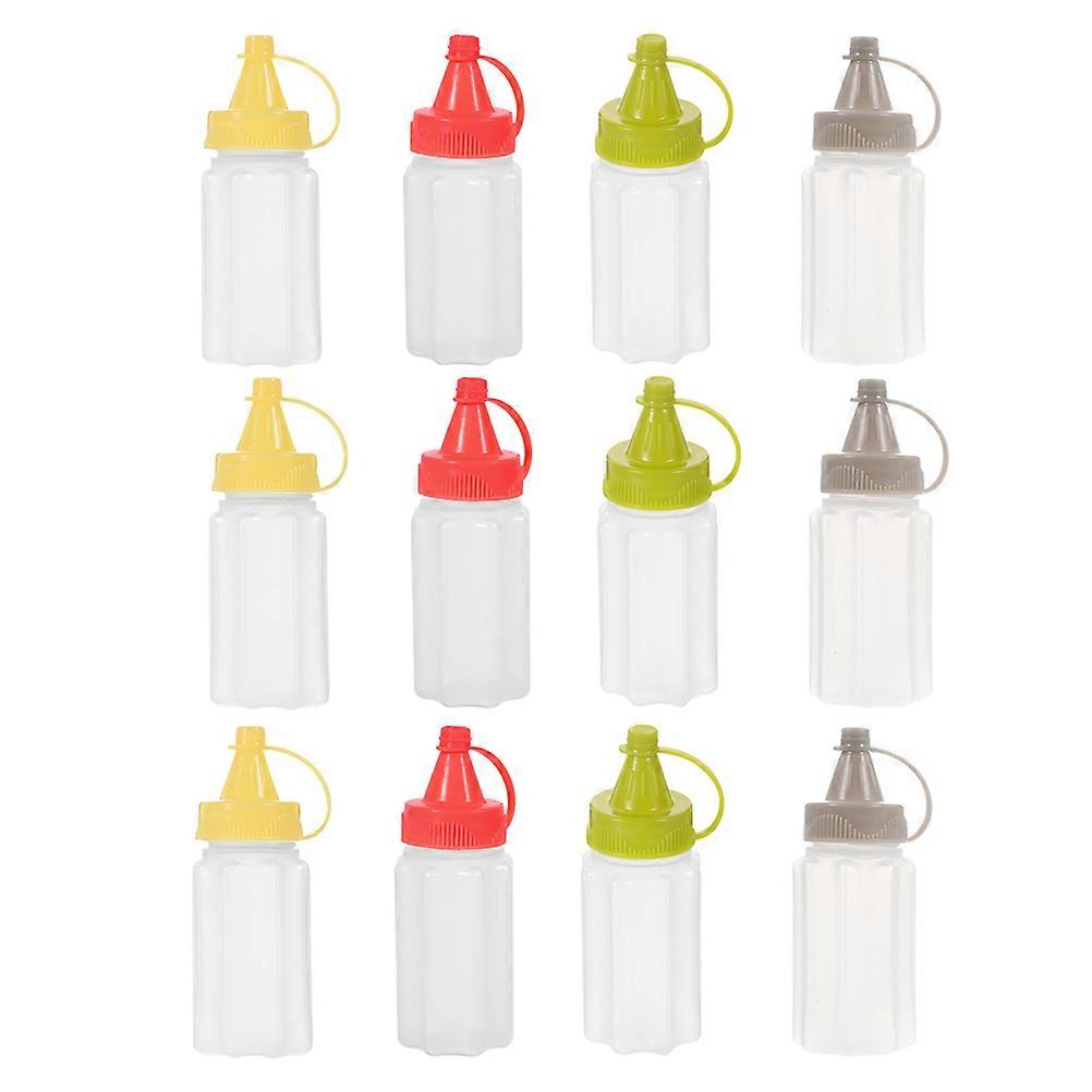 Squeeze Sauce Bottle Mini Sauce Squeeze Bottles for Storage 16Pcs