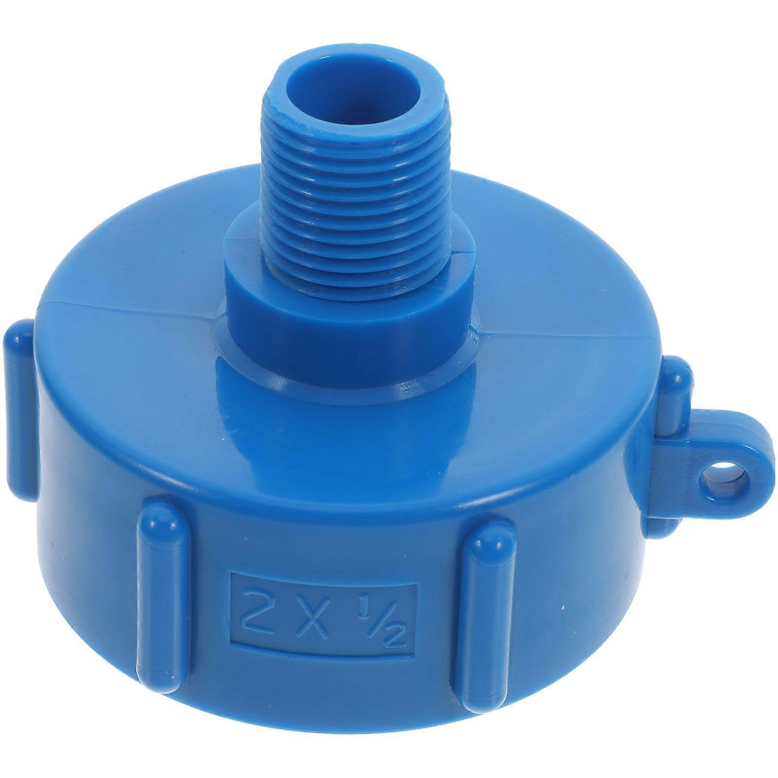 Blue Plastic Ibc Tank Fitting Adapter for Water Hose Durable Use