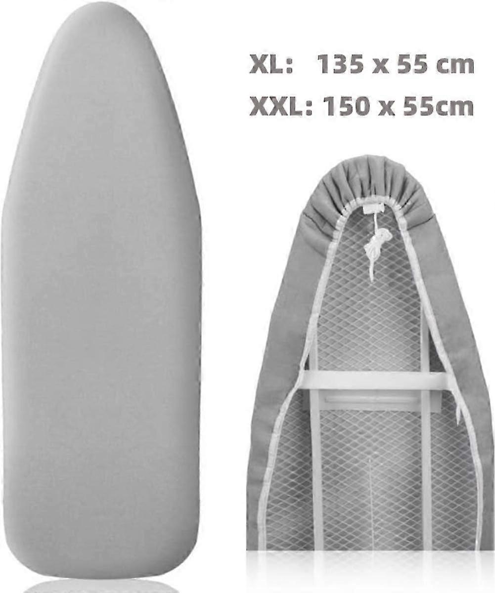 2つのサイズのスチームアイロン用アイロン台カバー、綿100%XL / XXL