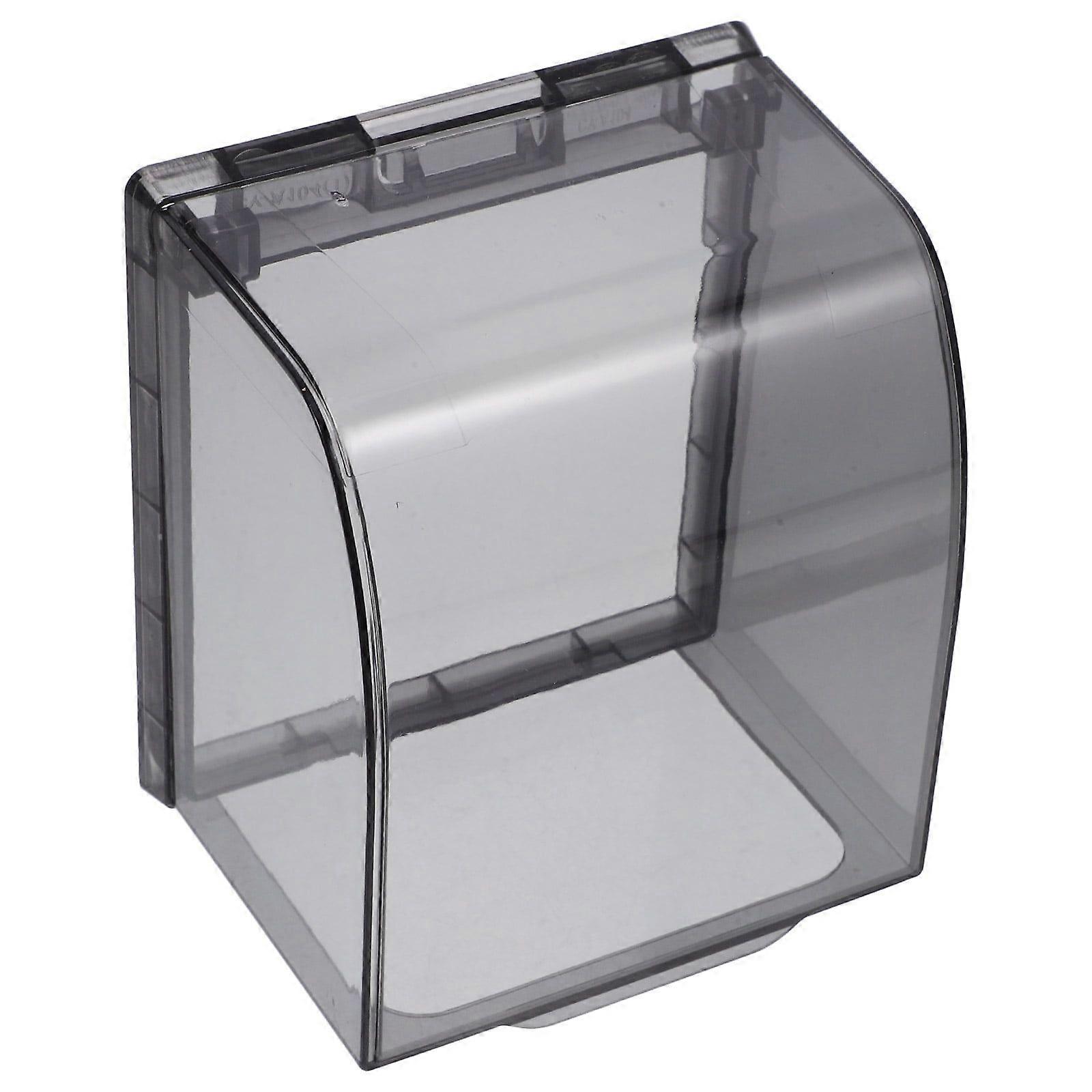 Large Waterproof Outlet Cover Weatherproof Electrical Box Protector Plastic Switch Cover Black 2pcs