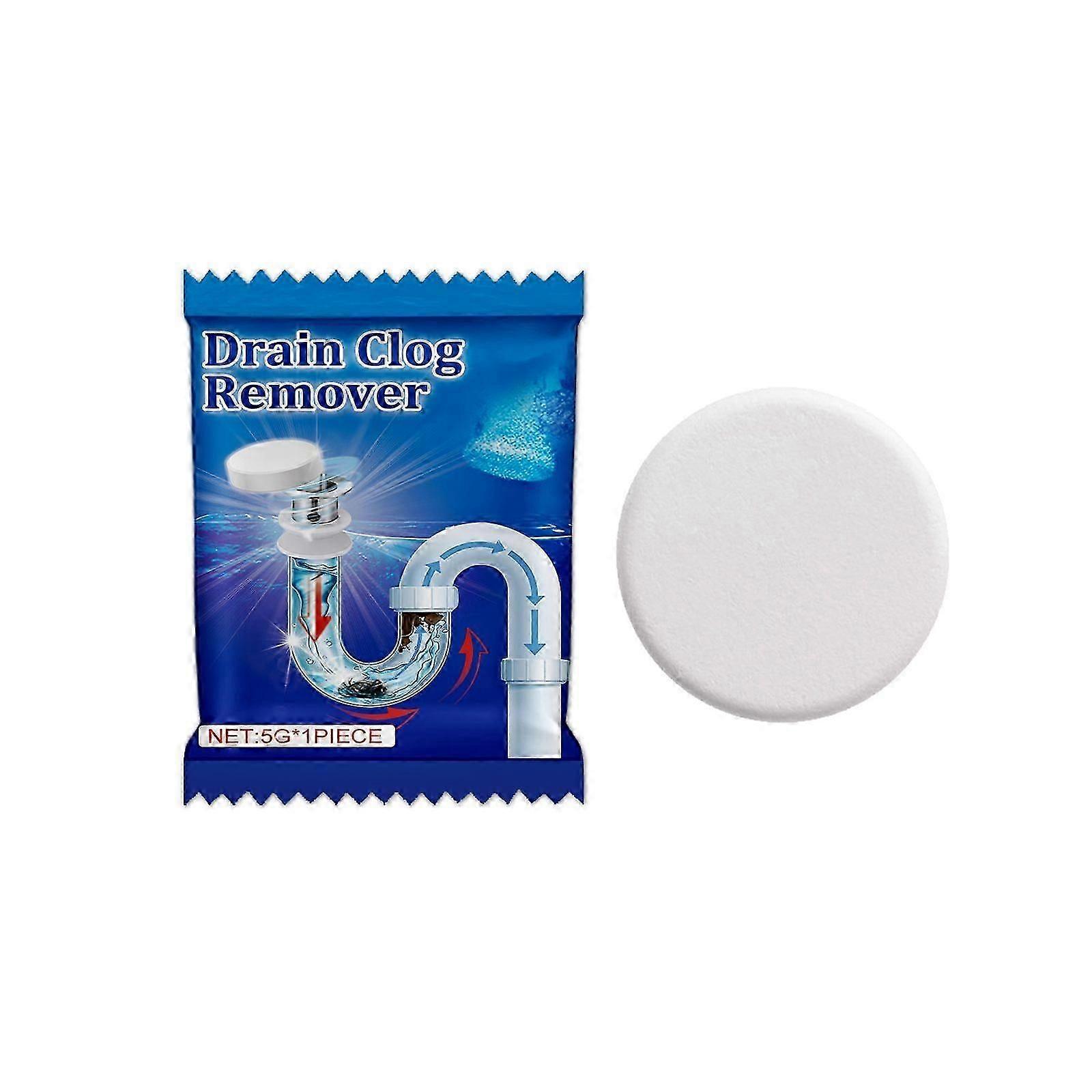 Effervescent Sewer Clog Removal Tablets - Deodorizing & Cleaning for Toilets & Drains
