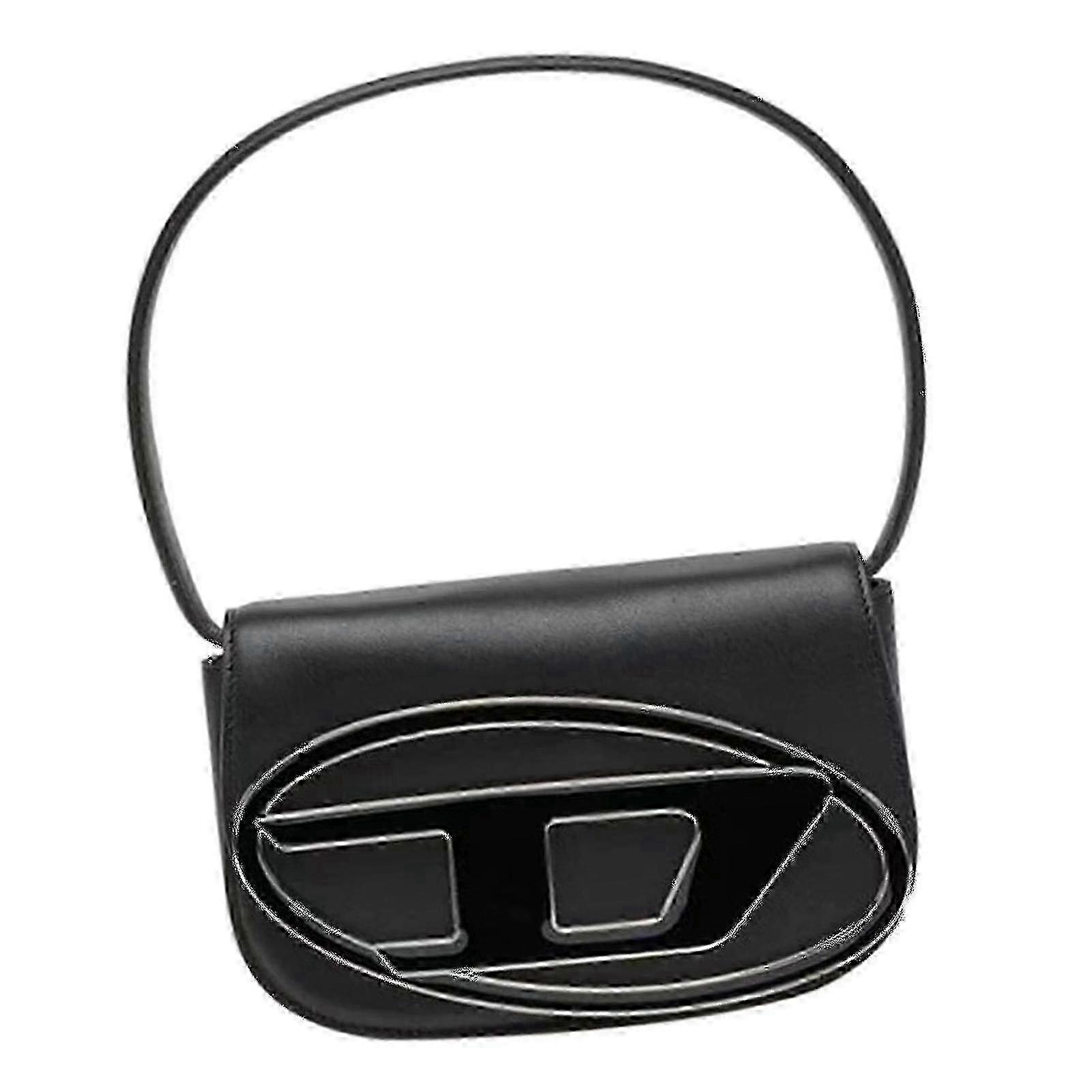 Womens Axelremsväska Trendig Lättvikt Clutch Handväska Pu Läder Underarm Väska Svart TT01