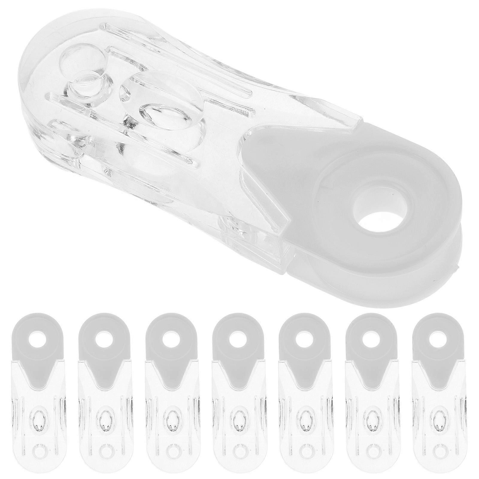 Curtain Brackets 8Pcs Sleek Rod Brackets Designed For Household Users Perfect For Window Treatment Applications