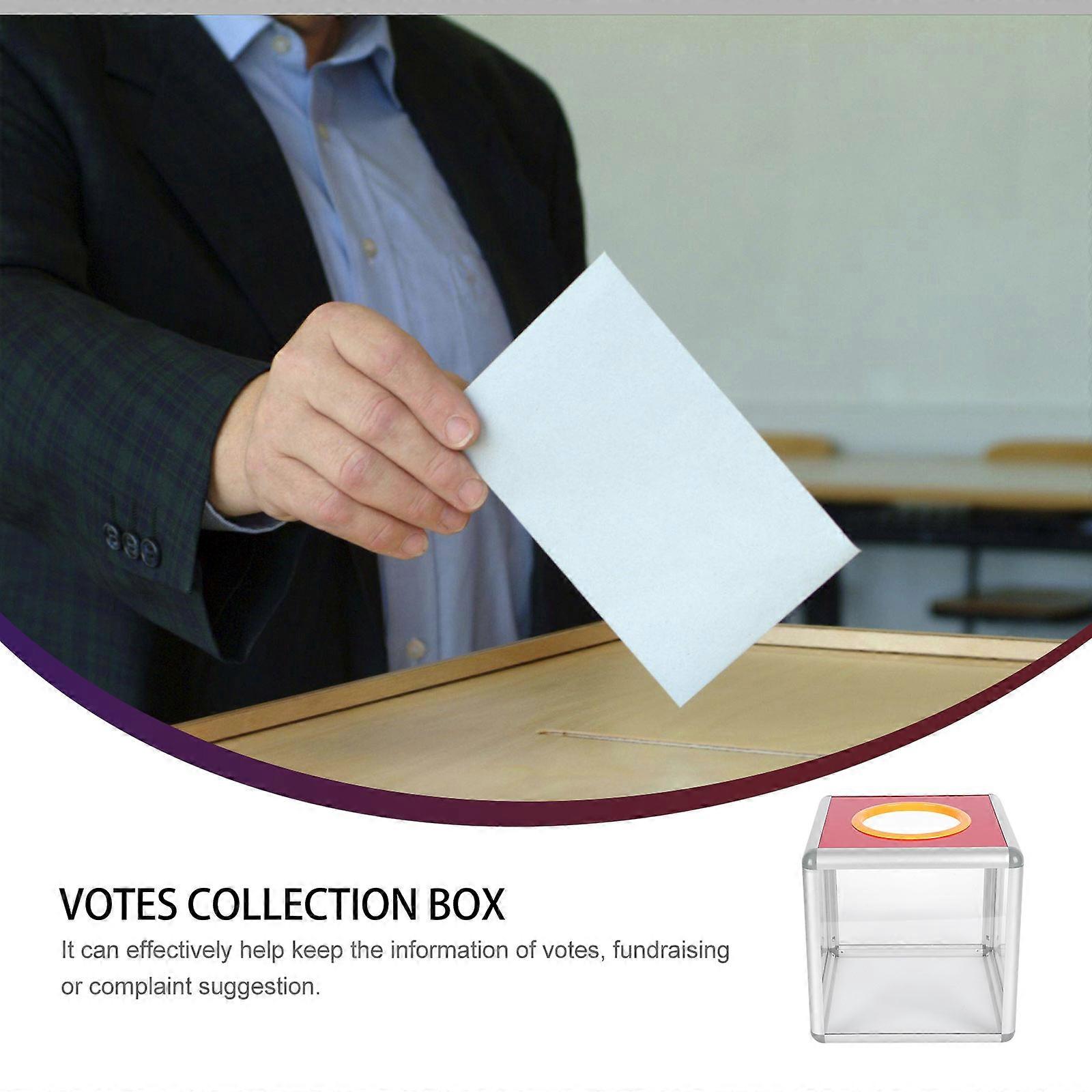 1Pc Transparent Annual Meeting Lottery Box Prank Simple Draw Box