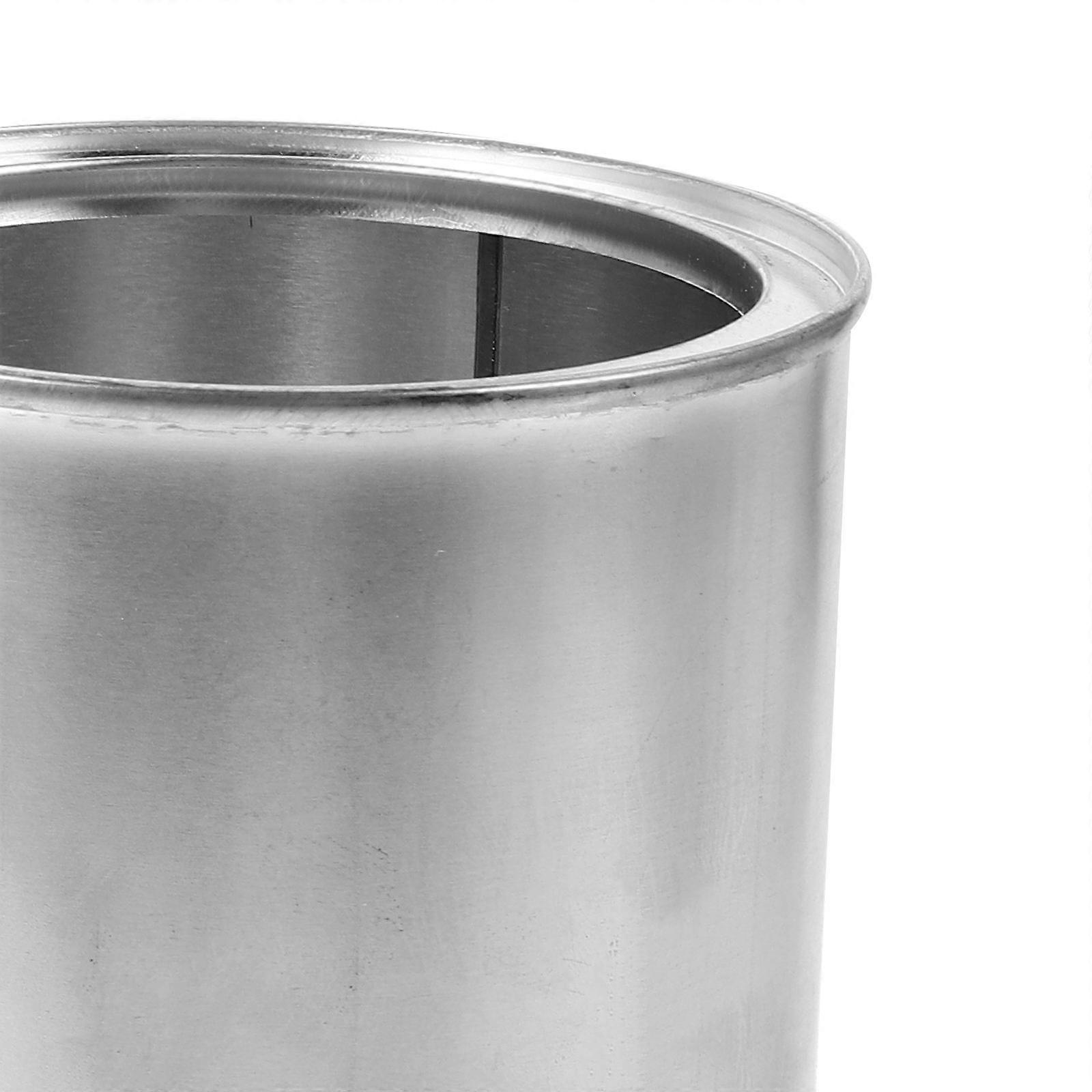 6pcs Iron Round Paint Cans Practical Paint Storage Can Durable Ink Container (0.5L)