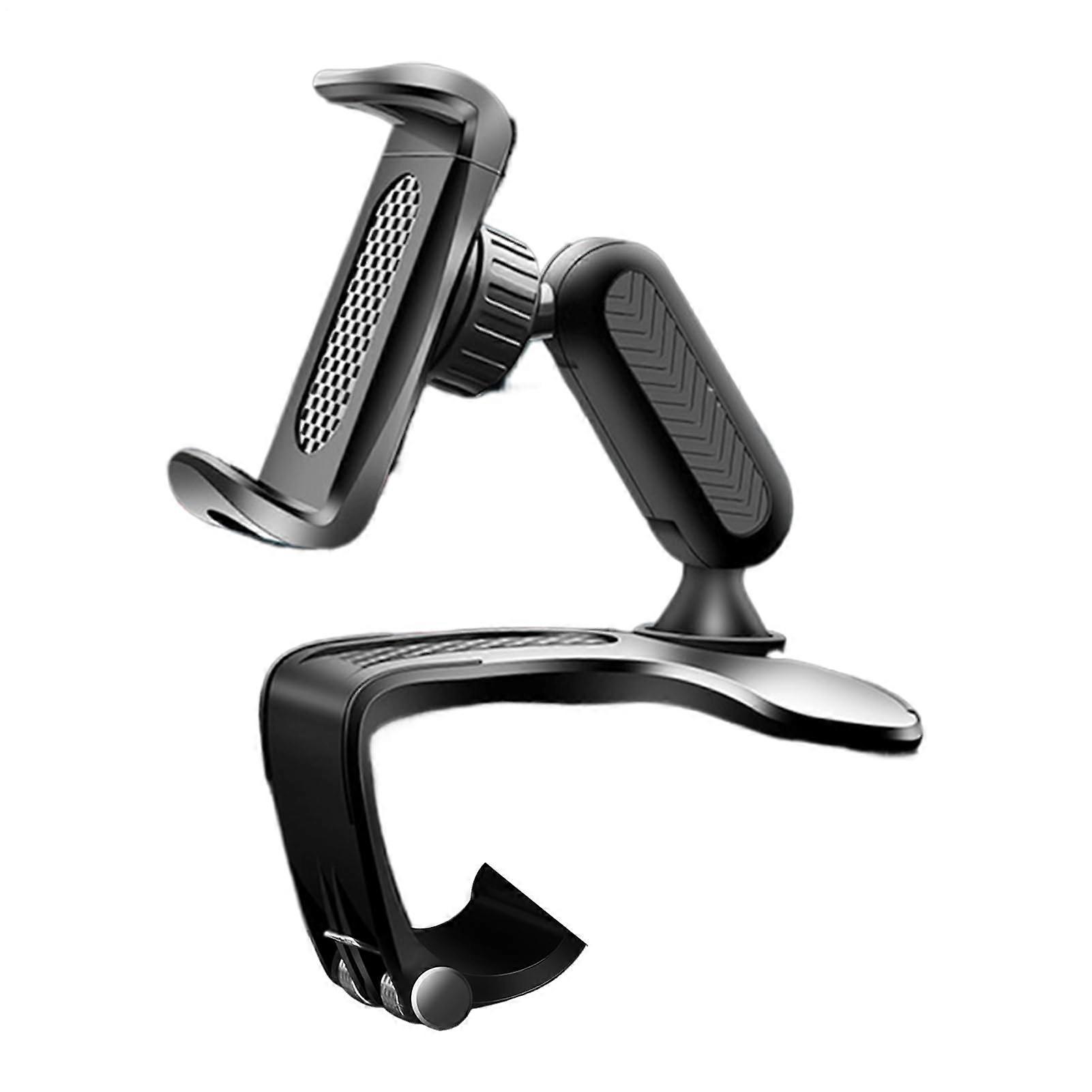 Universal Dashboard Car Phone Mount with Secure Grip and 360° Adjustable Viewing