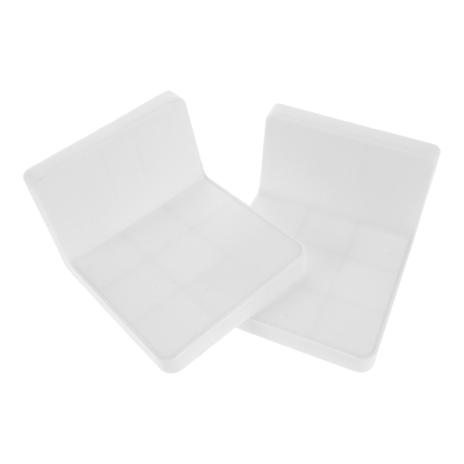 Plastic Adhesive Bathroom Shelves Wall Mounted Storage 4Pcs