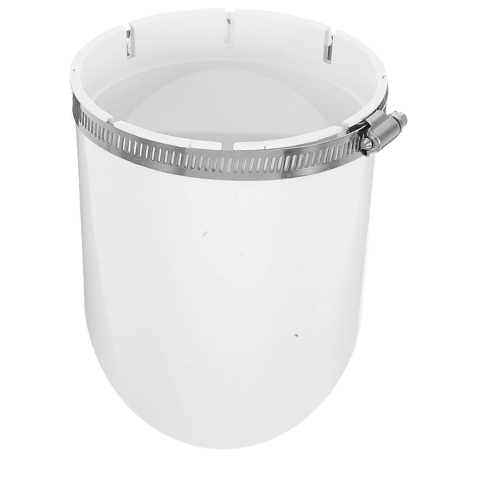 One-Way Check Valve for Plumbing Backflow Prevention 5Pcs White PVC Adapter