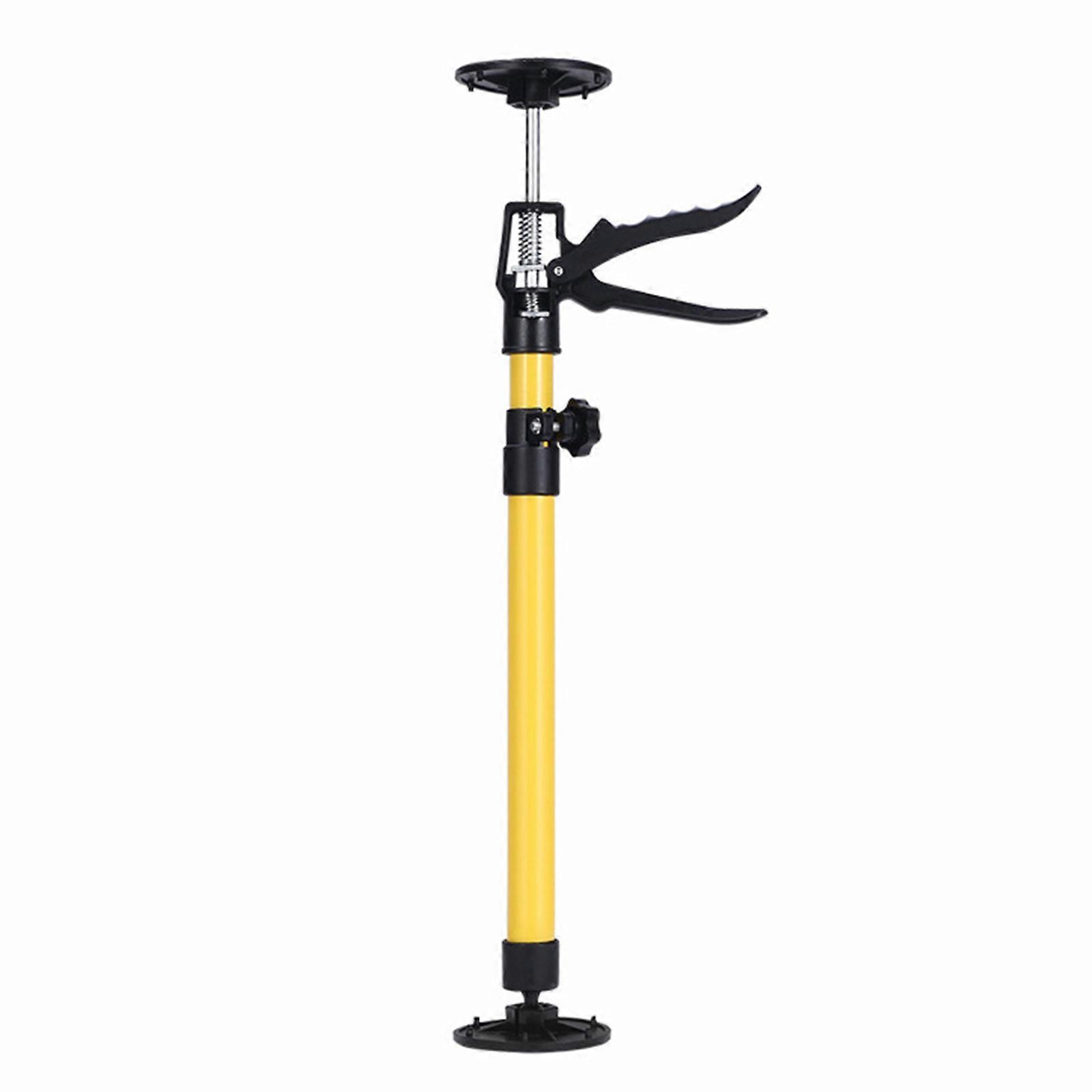 Sturdy Adjustable Support Rod Hanging Closets Cabinets No Tool Required Installation Supporting Tool  Yellow