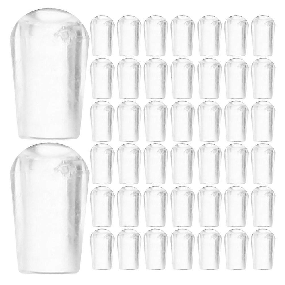 Transparent PVC Protective Caps for Tools 50pcs Wire Hanger Covers Ensuring Stability