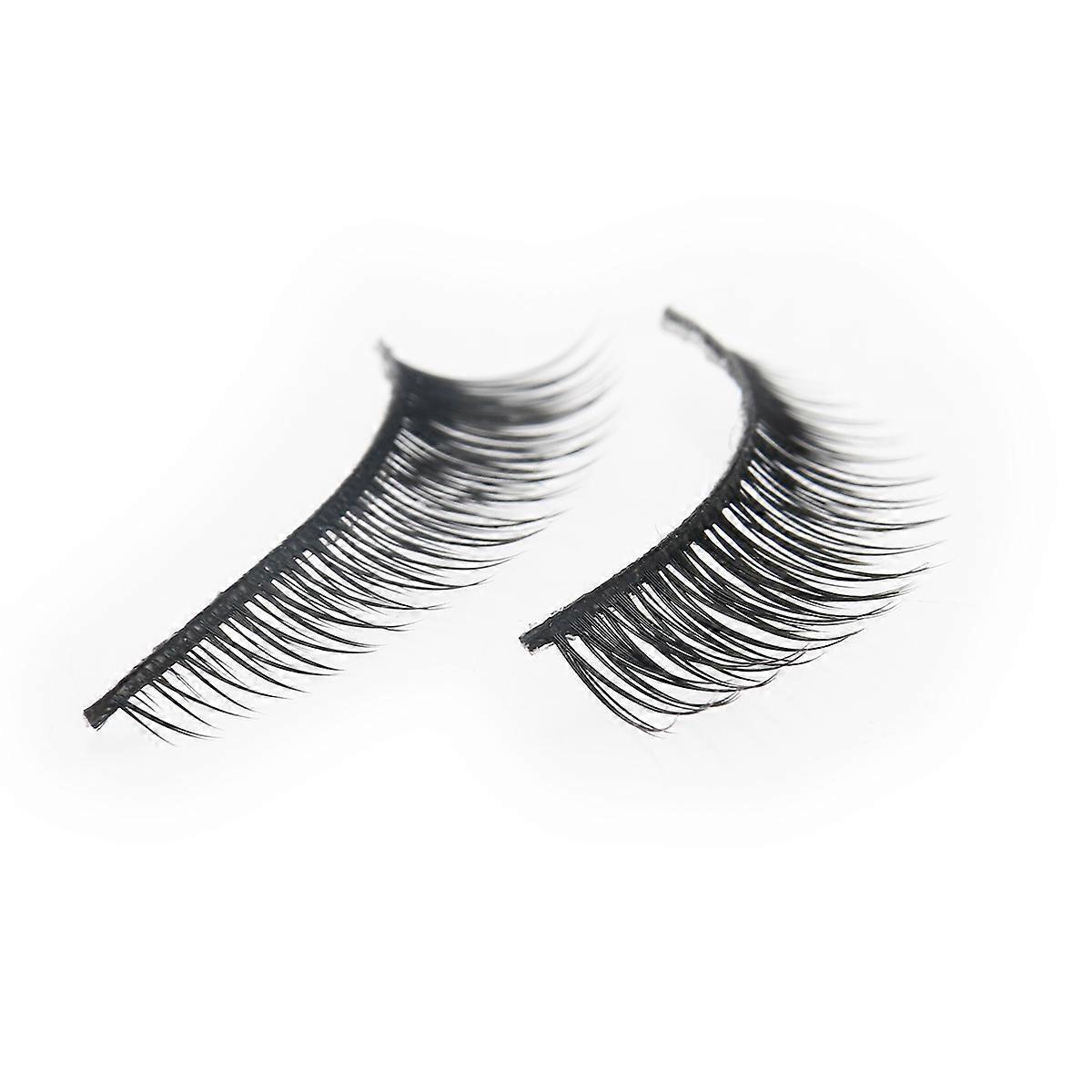 Design Natural Eyelashes For Everyday Makeup Use Long 2Pcs