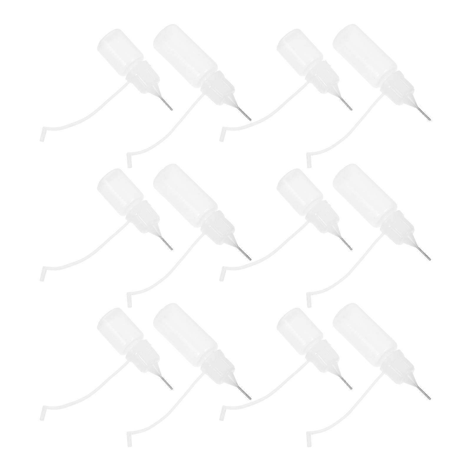 Precision Glue Applicator Bottles for Daily Use 12Pcs Bottles White
