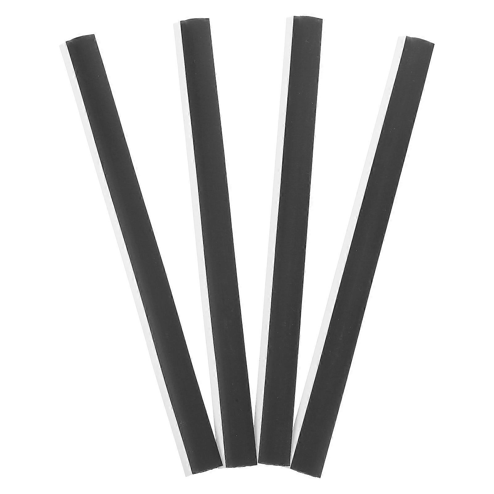 Dustpan Rubber Strip Edge Replacement for Improved Grip 12Pcs
