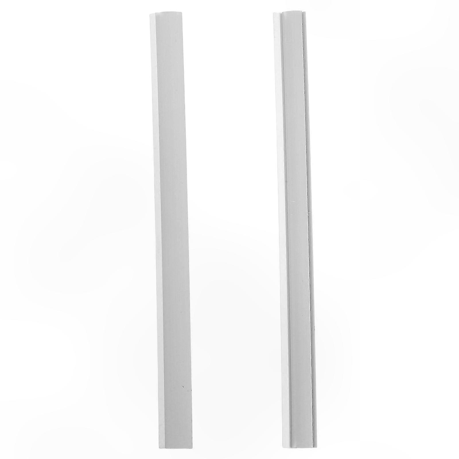 2-Pack Dustpan Edge Protectors, Replacement Pressing Strips for Garbage Shovel Inlet