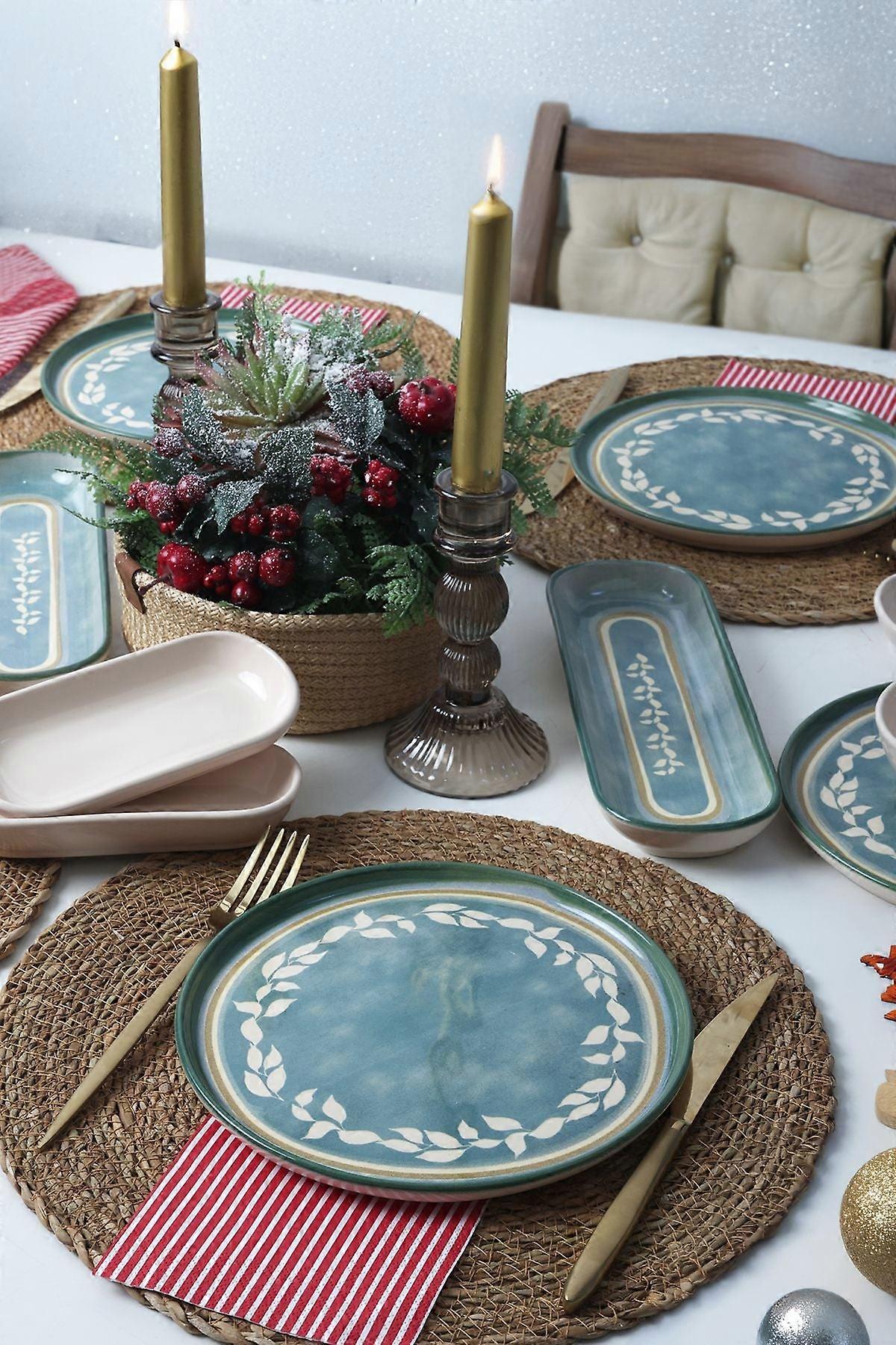 Keramika Dinnerware Set - Berenice - 14 pieces - 6 persons - Stoneware