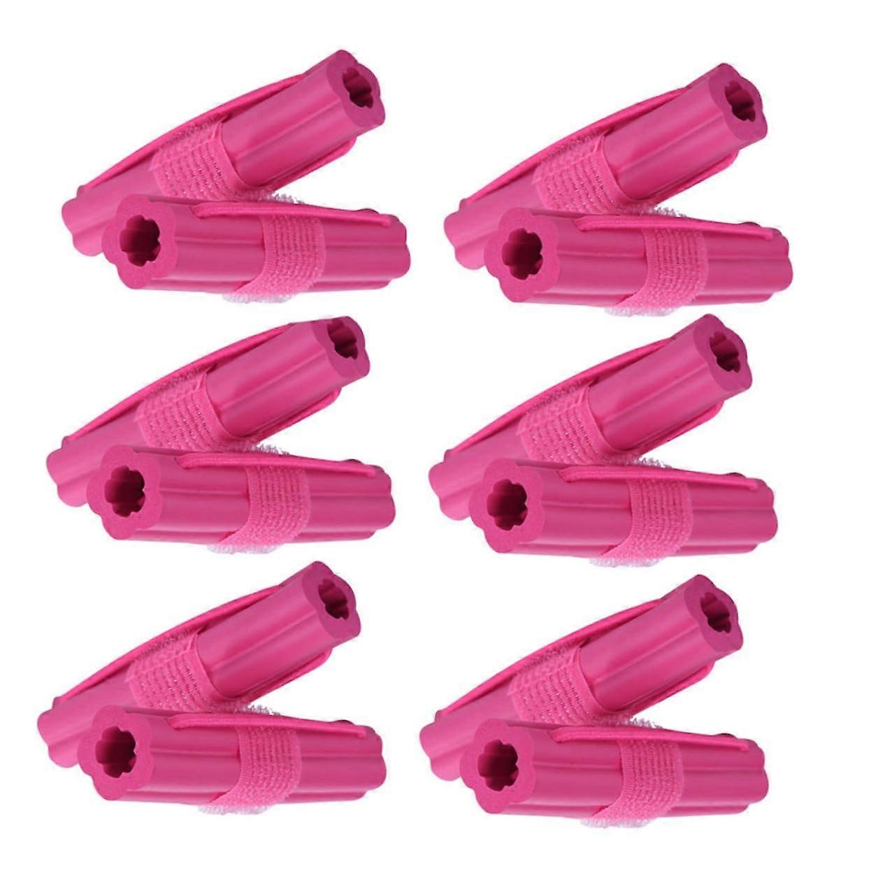 12Pcs Sponge Hair Rollers for Women Easy Curl Styling Soft Foam Curlers for Overnight Heatless Curls