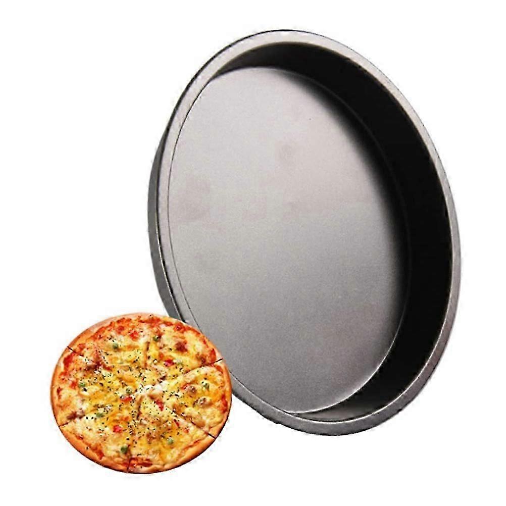 Round Pizza Bakeware Carbon Steel, Non Stick Deep Dish Pan for Easy Clean and Multi-function Cooking