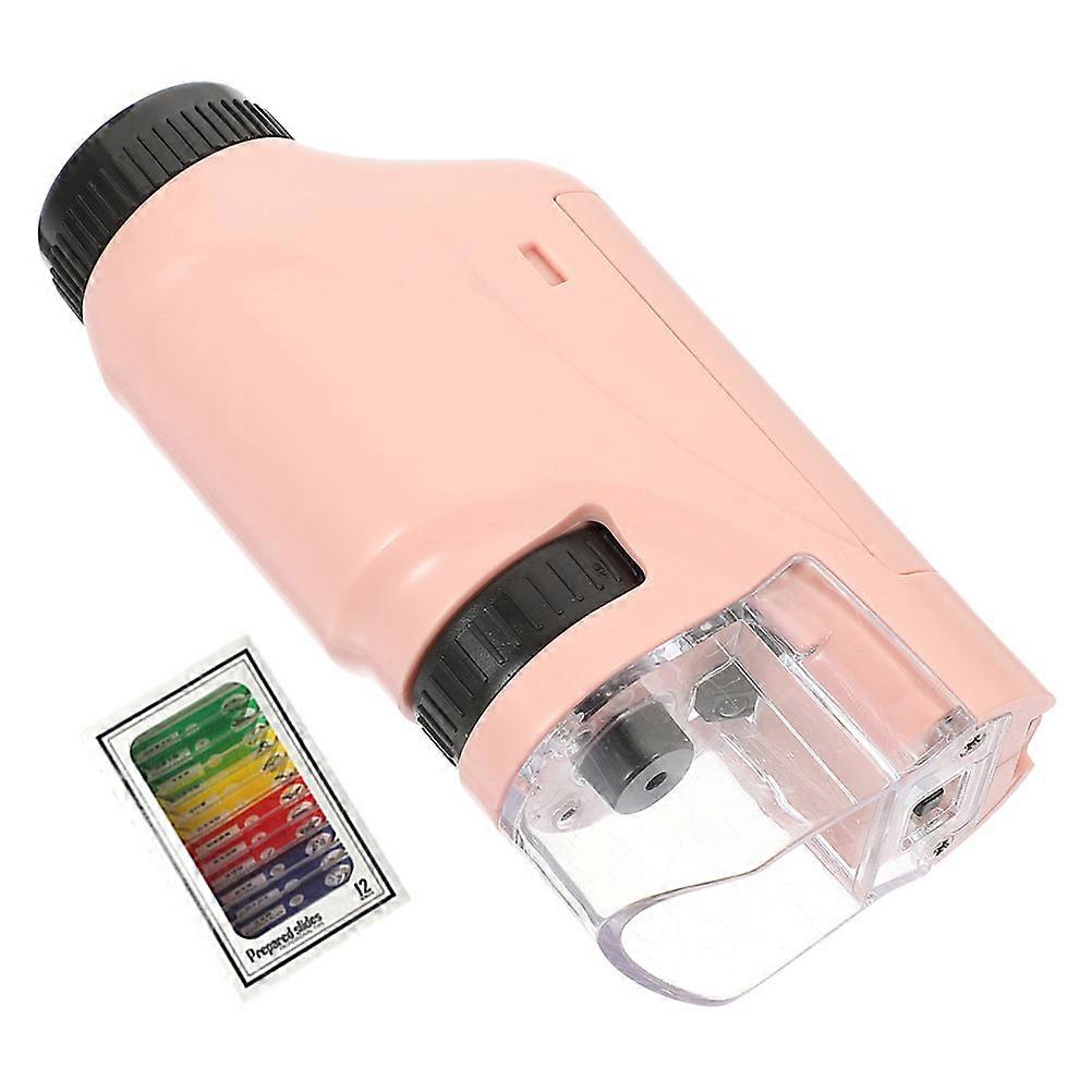 Children Microscope Monocular Microscope for Experimental Use 4Sets