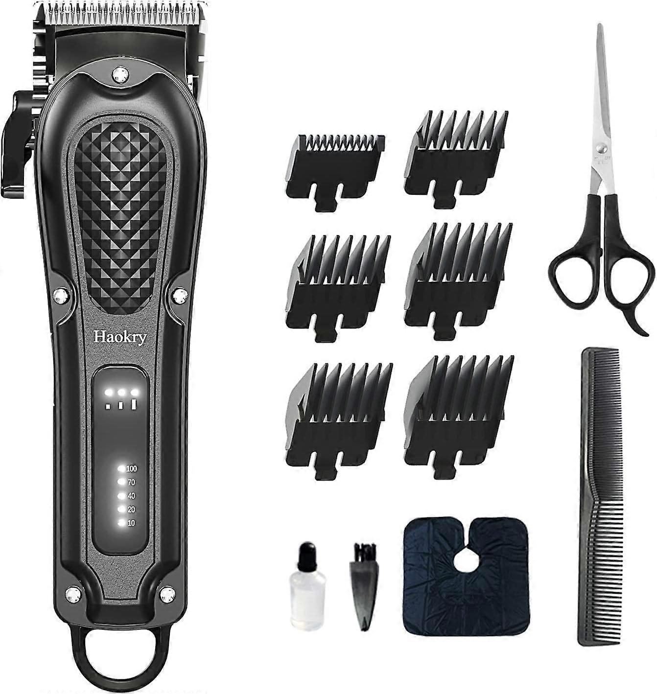 Hair Clippers for Men Cordless and Corded Trimmer Kit with 3Speed Adjustment and 200Minute Runtime