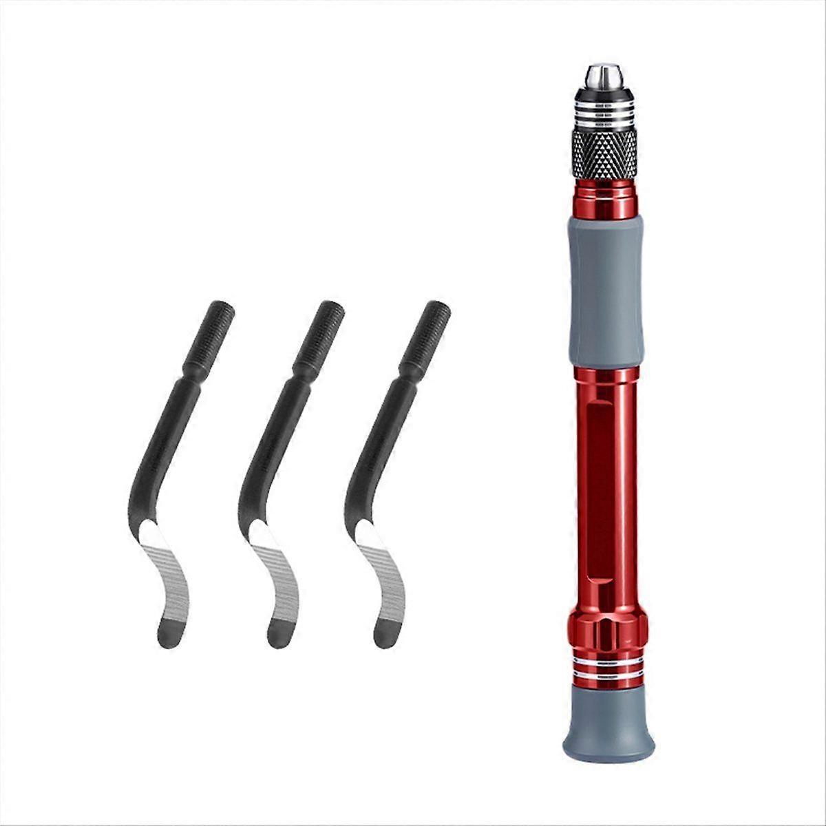 Deburring Trimming Knife Set with 3pcs  ,Deburring Tool, Burr Removal  , Deburring Tools for Metal,Resin,PVC A