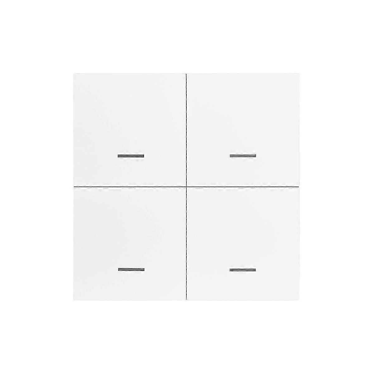 Tuya ZigBee Smart Scene Switch 4 Gang Smart Switch 12 Scene Switch Push Button Controller Supports Home Assistant