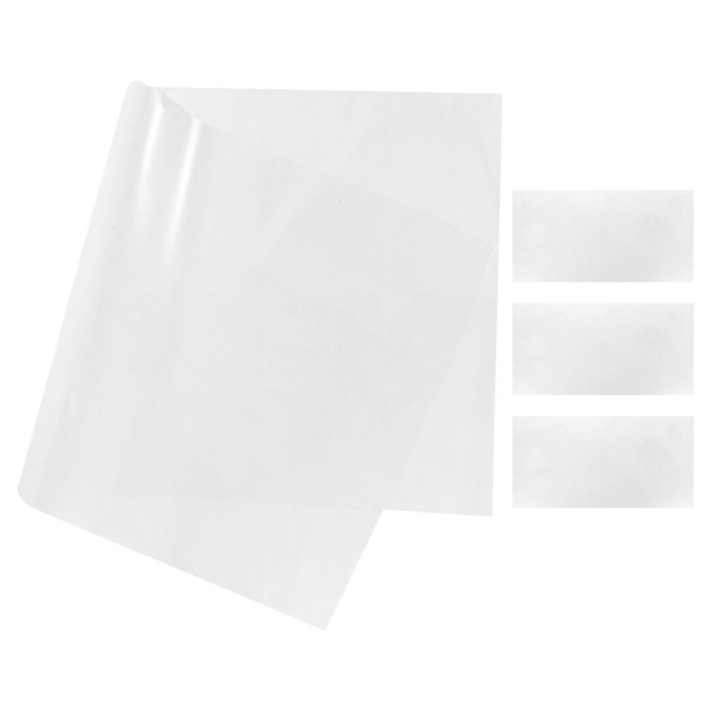 Dry Erase White Board Sheets 4Pcs Static Whiteboard Sticker for Office Use