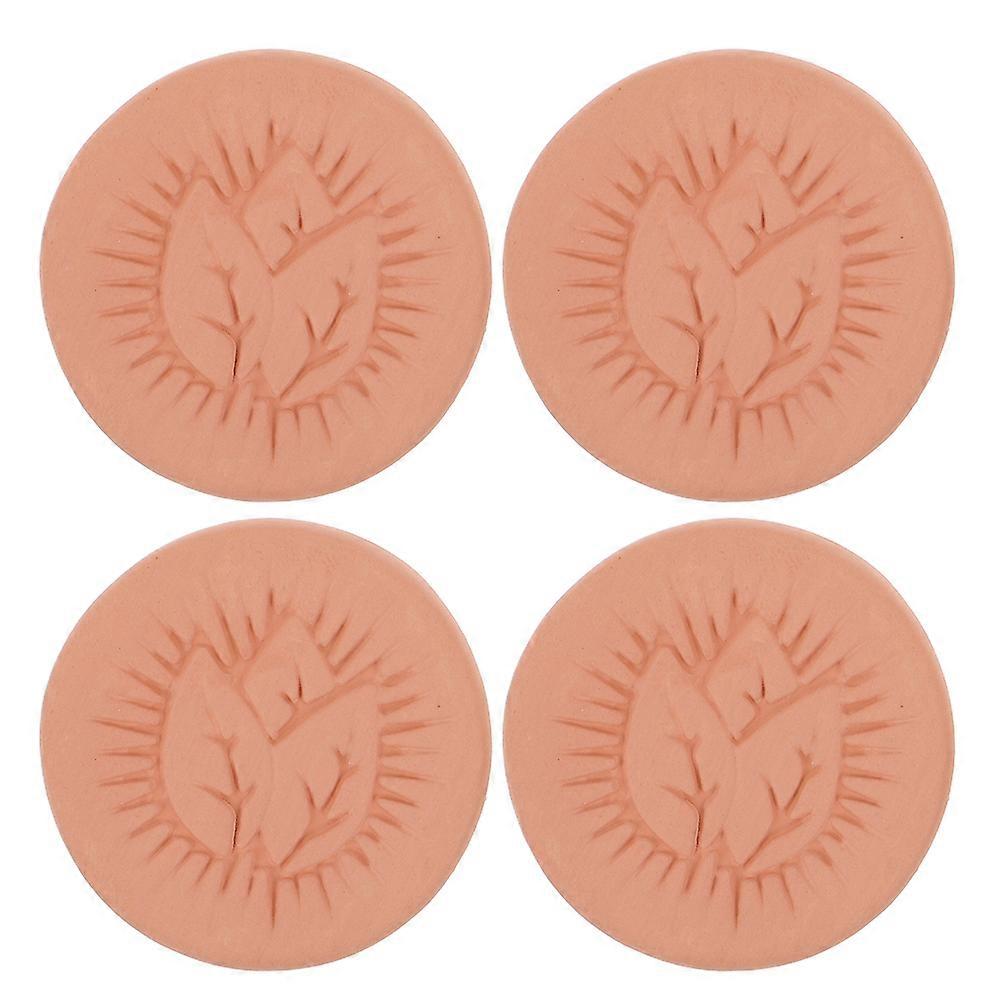 Clay Cigar Humidifier Disc for Cigars Moisture Control Sheet 4Pcs Set