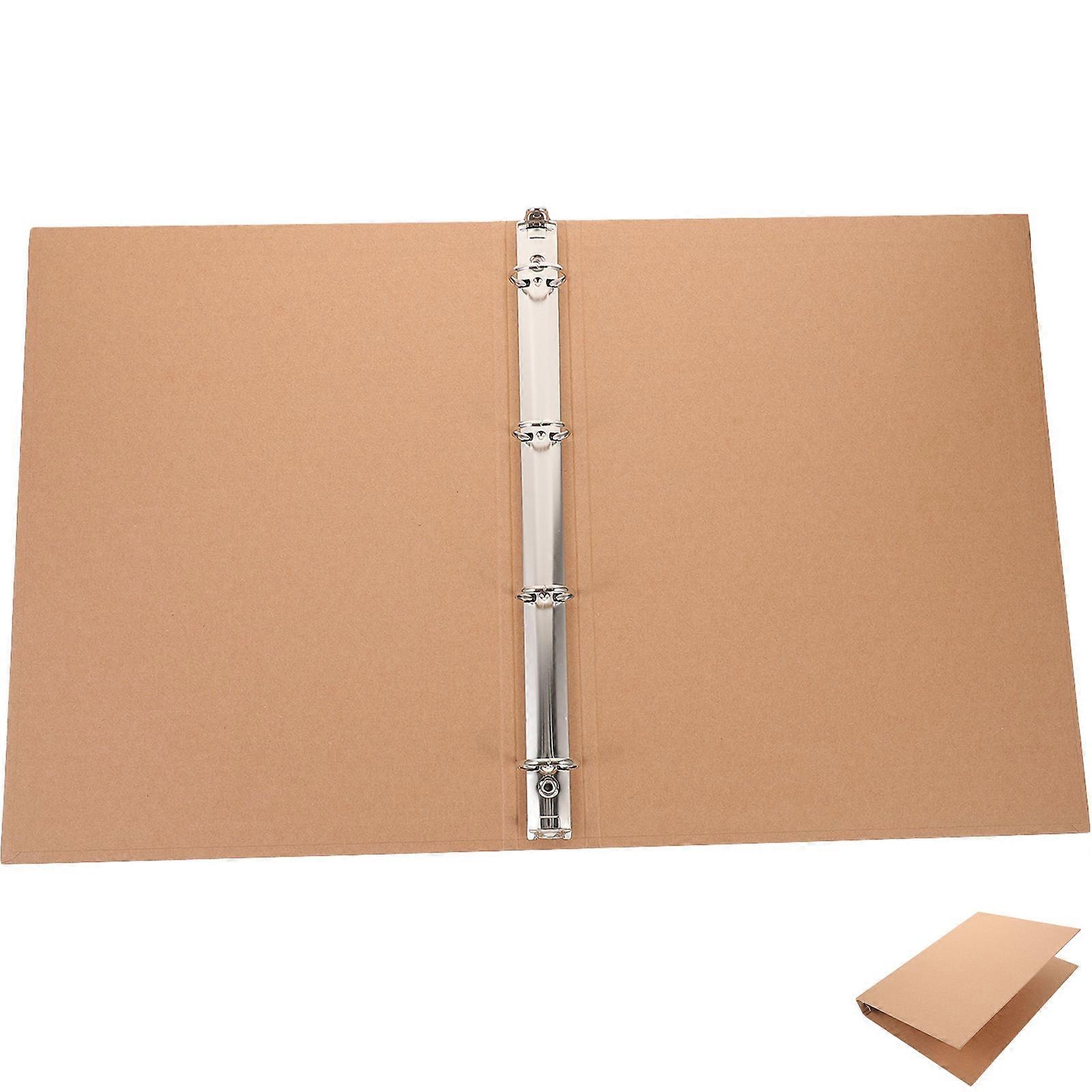 Home Use Kraft Paper Notebook Binder Cover Binder for Storage