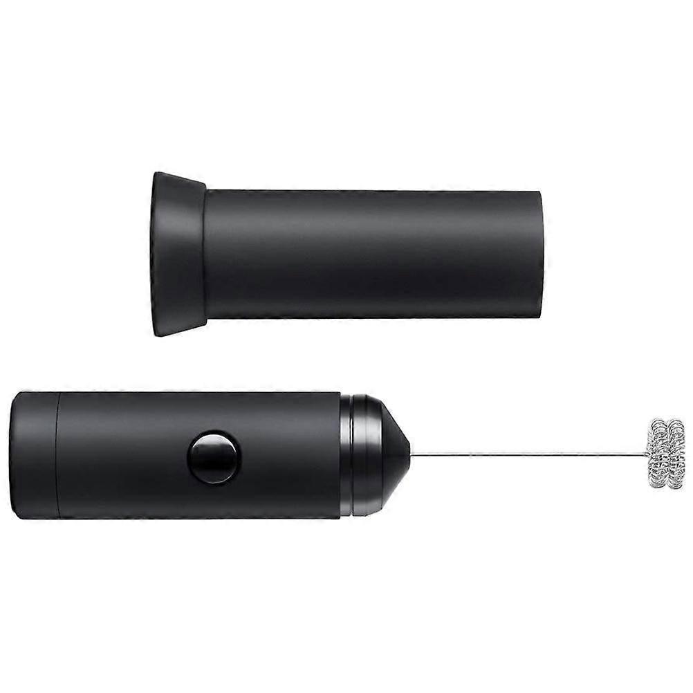 Automatic Milk Frother Handheld Mixer for Kitchen Use Black