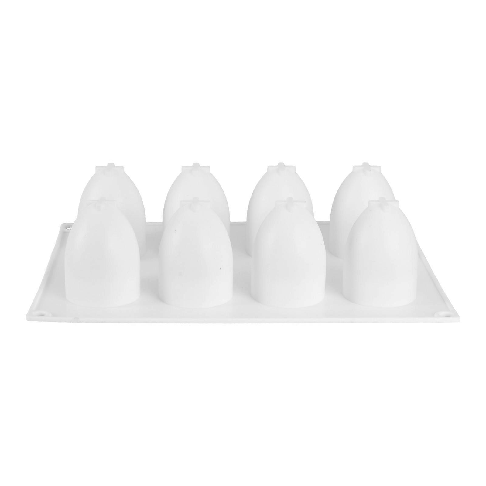 Egg Shape Cake Mold for Baking Use Silicone Mousse Mold 8 Lattices