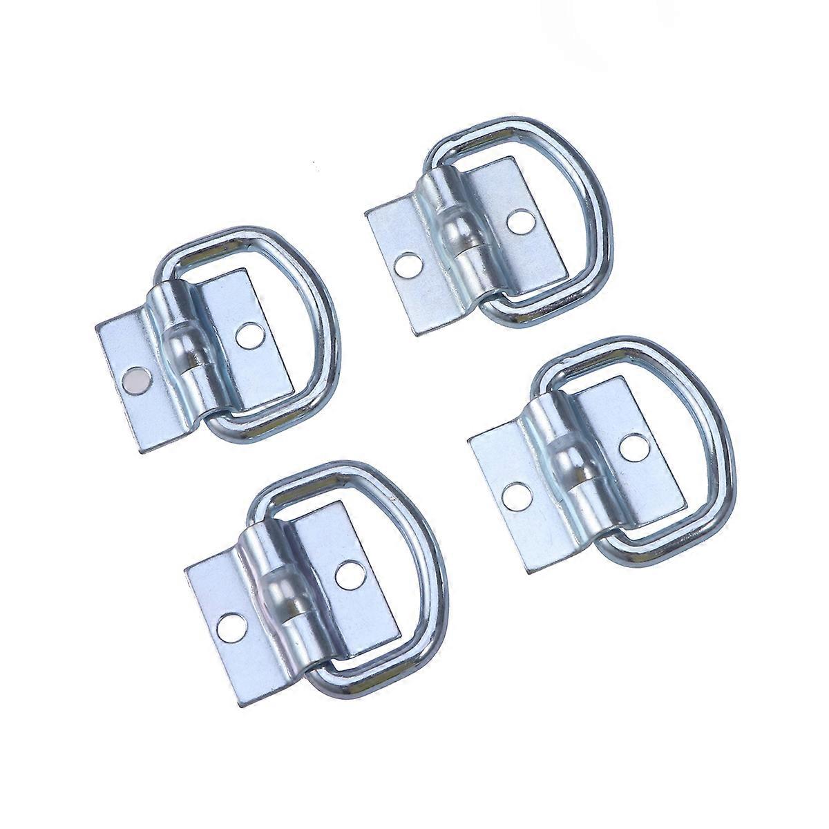 4Pcs Silver Tie Down Ring Load Anchor for Trailer Lashing Rings