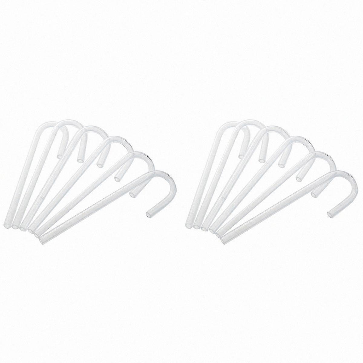 12Pcs Acrylic U-Bend Tubes for Aquarium CO2 System/Diffuser