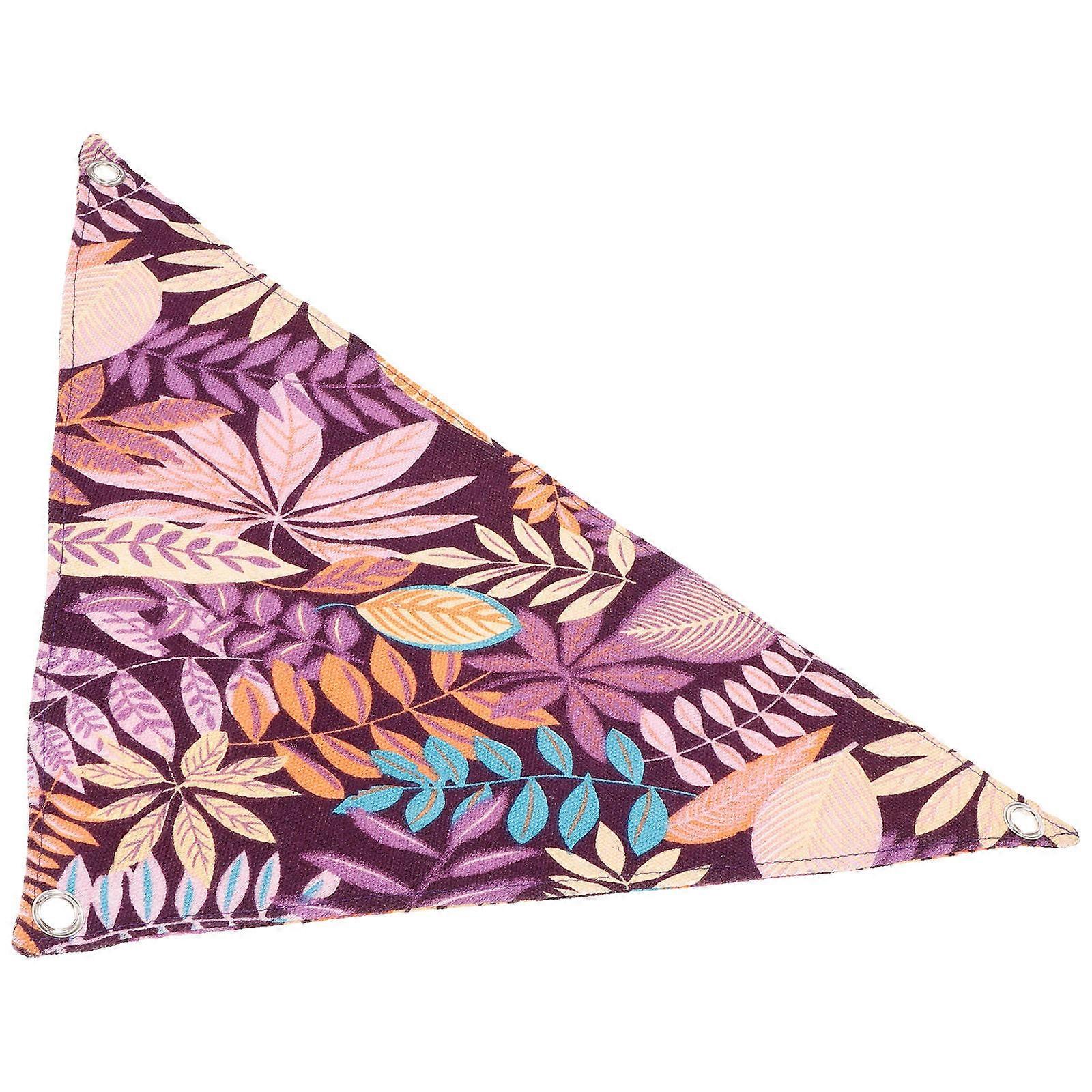 Hanging Reptile Hammock Canvas Sleeping Hammock for Pets 5Sets Purple