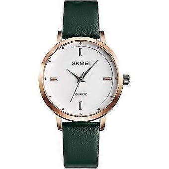 Reloj impermeable para mujer, reloj de pulsera para niñas, reloj analógico de cuarzo informal para vestir, talla 25-26
