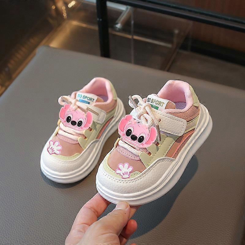 Disney spring fall children board shoes girl Sneakers Mickey mouse cartoon baby first walkers breathable soft soled casual shoes