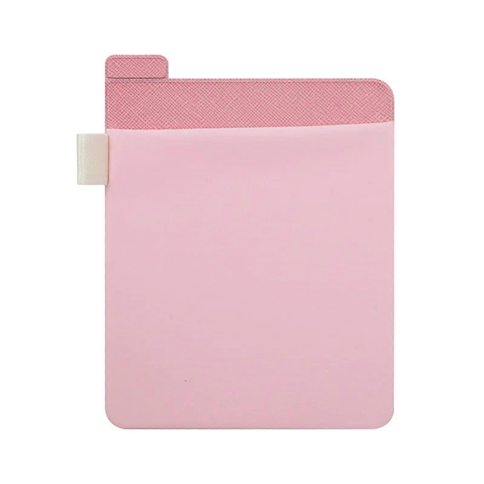 Laptop Storage Pouch with Adhesive Organizer for Mouse, SSD and Cables, Pink