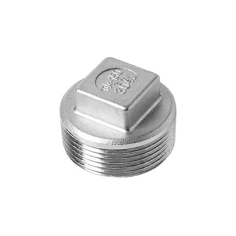 304 Stainless Steel Pipe Fitting Hex Plug BSP Thread End Cap Male Connector LeakProof