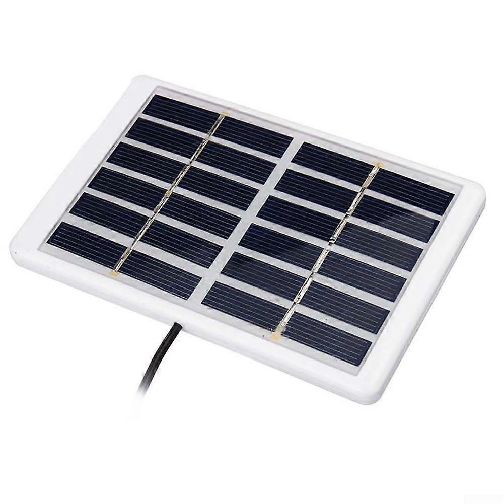 6V 1.2W Polycrystalline Solar Panel with 3m Cable for Outdoor MultiDevice Charging
