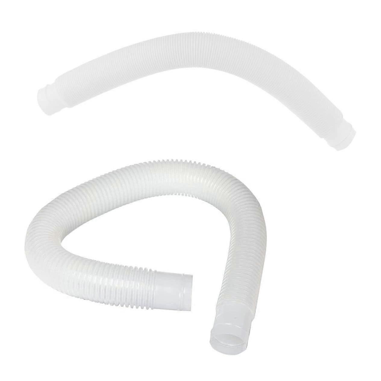 2pcs Flexible Pool Pump Hose Durable LeakResistant Replacement for Above Ground Swimming Pool Filter
