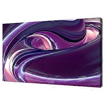 Abstract Pink Purple Chrome Swirl jigsaw puzzle game for adults and kids H2689