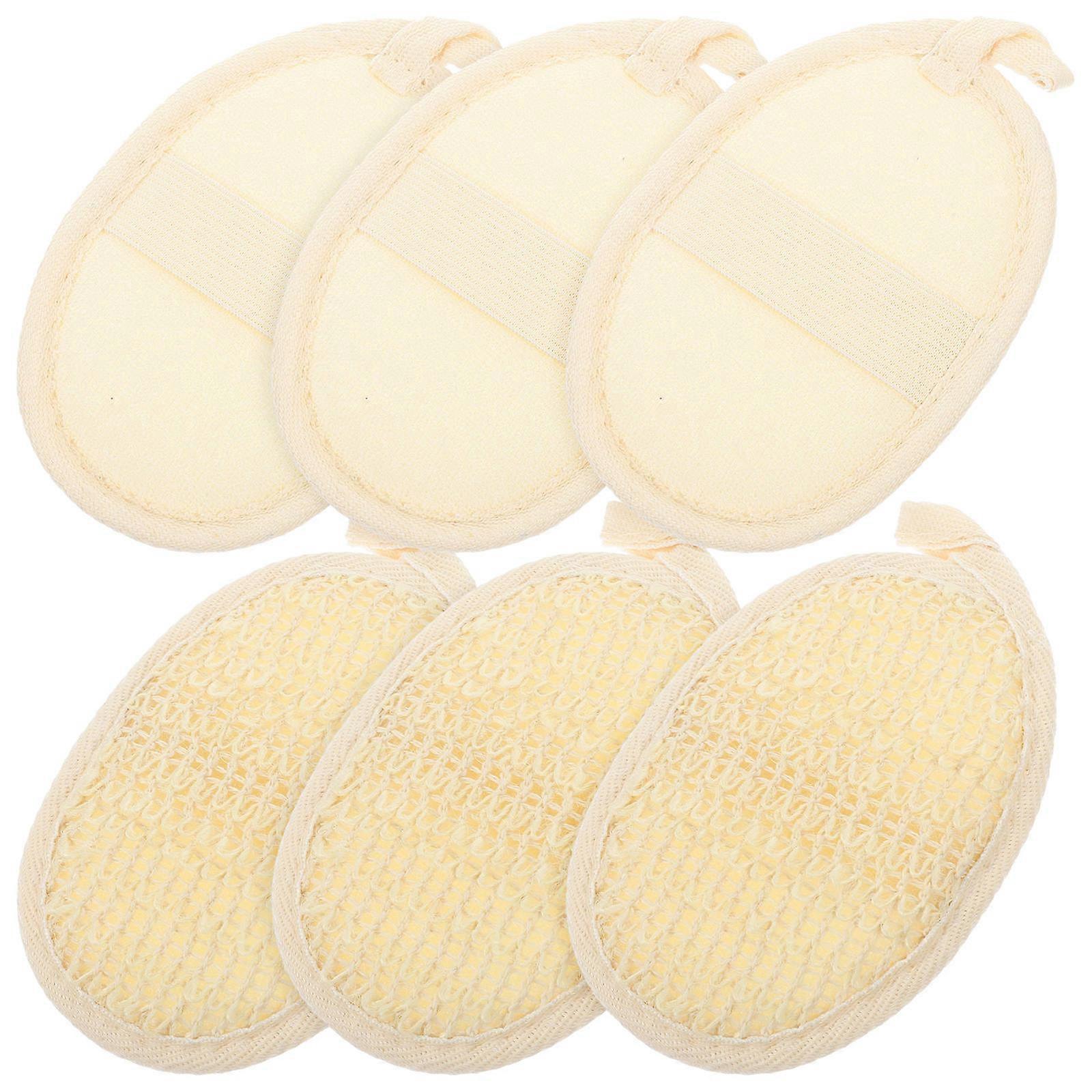 Exfoliating Loofah Body Scrubber for Cleaning Use 6Pcs