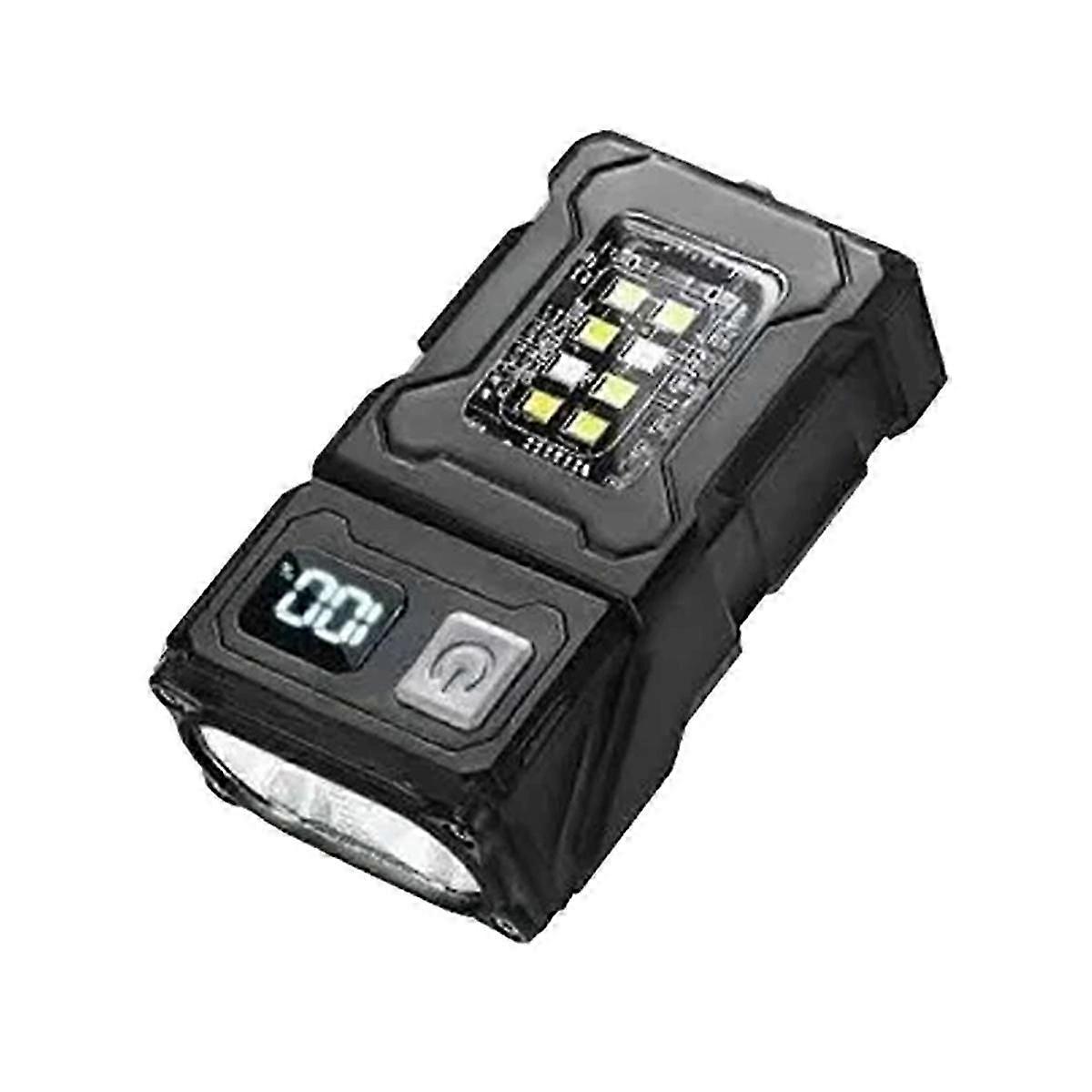 MINI USB Rechargeable LED Flashlight Portable Tail Magnet Flashlight