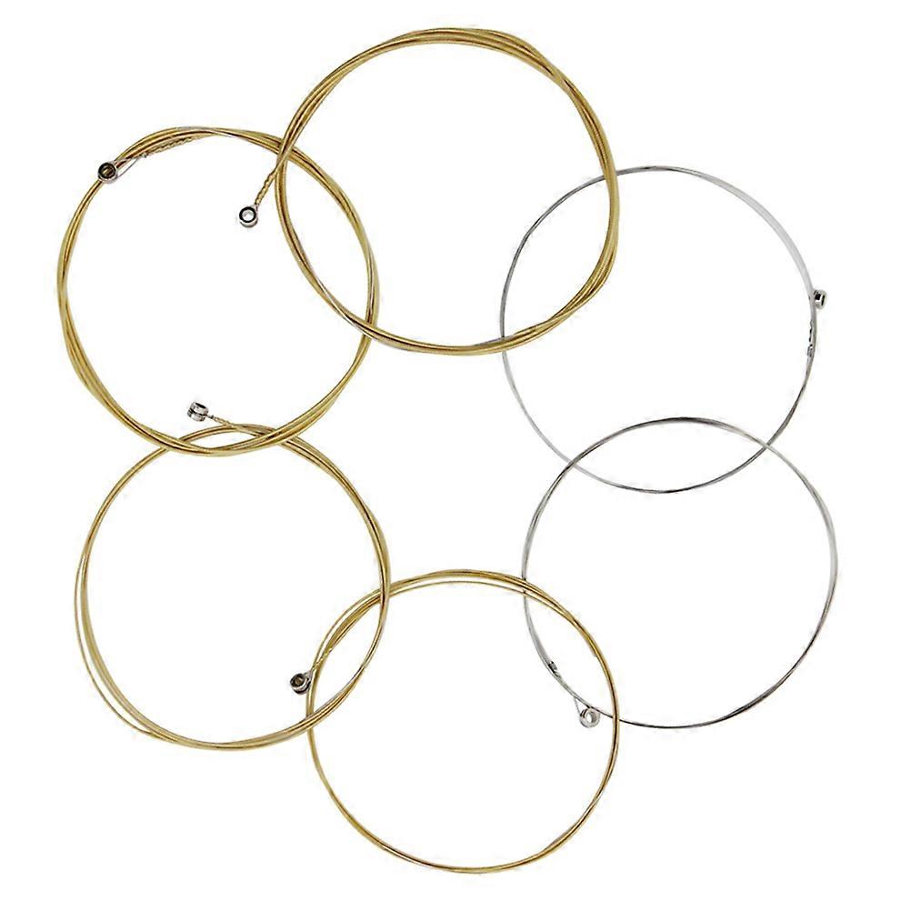 Acoustic Guitar String 1Set Replacement Brass Guitar Strings Kit