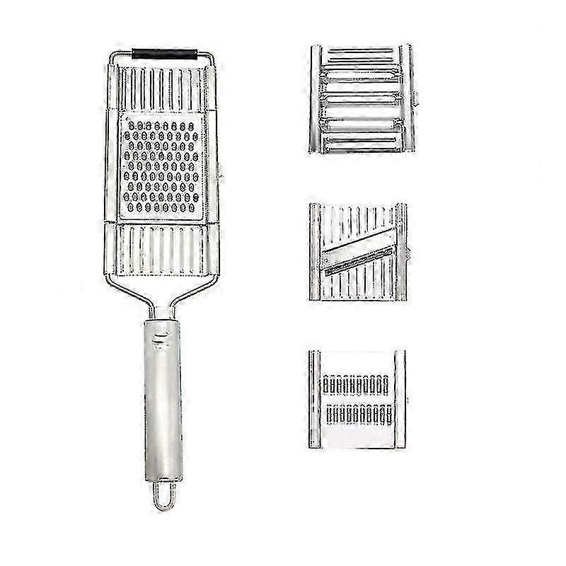 Grattugia 4 in 1 per Gigant con supporto e 3 inserti extra