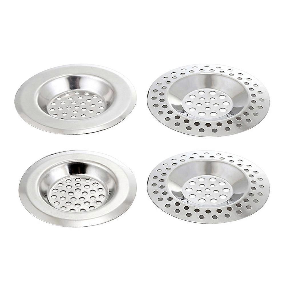 Kitchen Sink Strainer Stainless Steel Metal Sink Filter Nets for 8Pcs