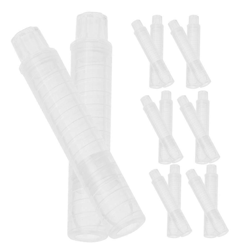 14Pcs Transparent Chalk Holders Plastic Chalk Holder for Home Use