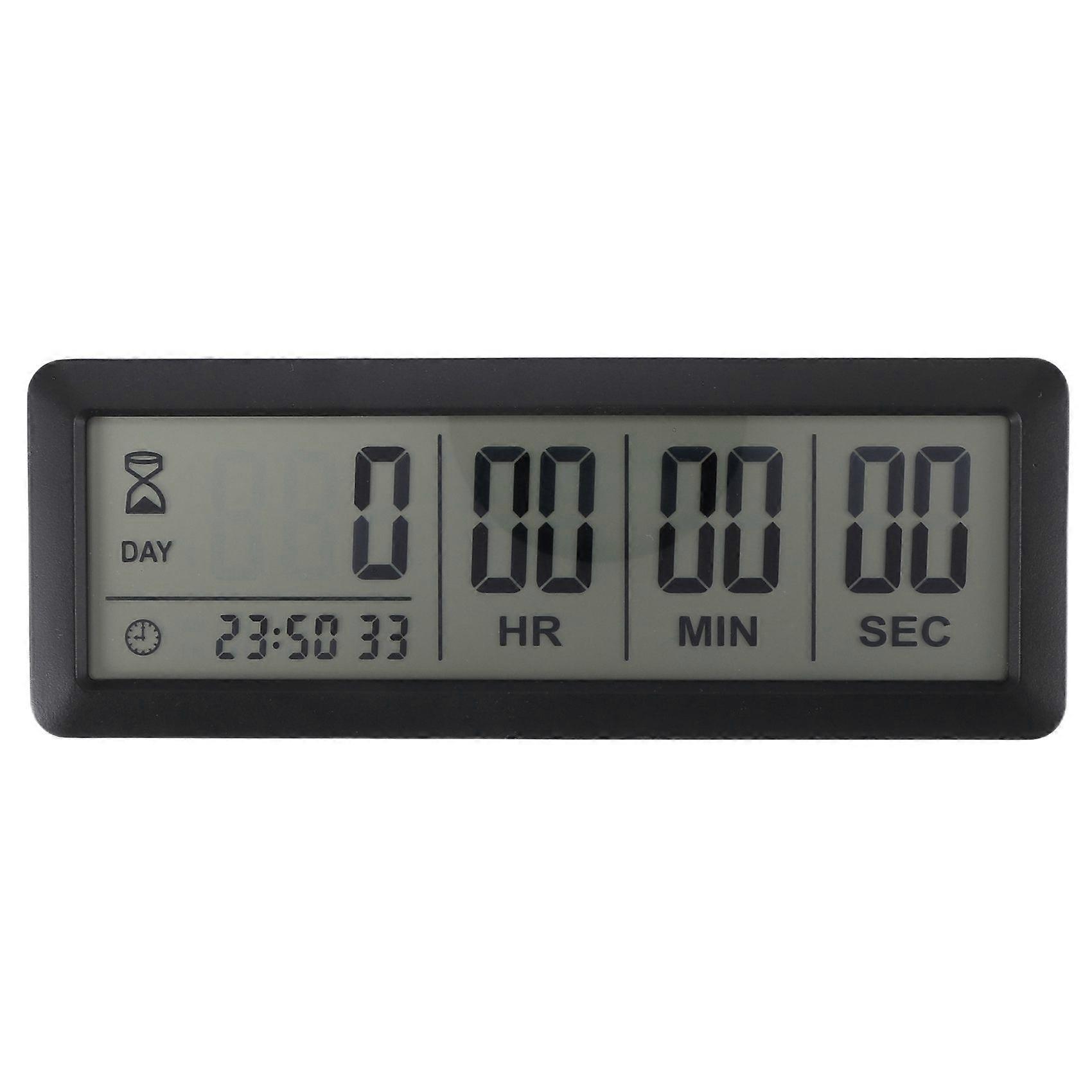 999 Days Count Down Clock Timer for Graduation Lab Kitchen (Black)